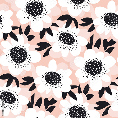 pale color abstract rose fl...
