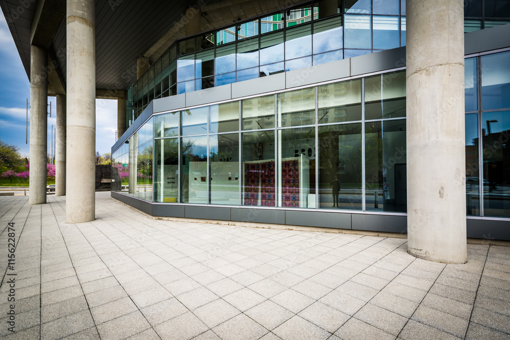 The modern Gateway Center at Maryland Institute College of Art, The modern Gateway Center at Maryland Institute College of Art,