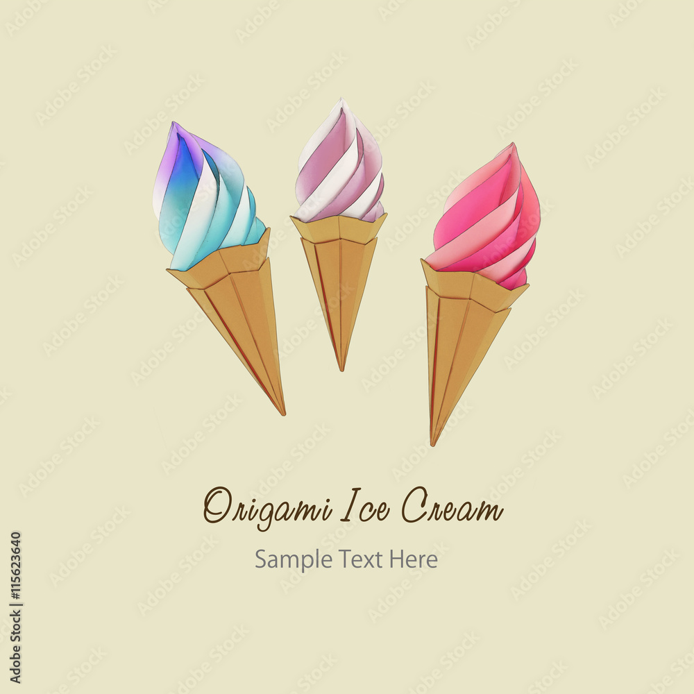 Ice cream in the cone