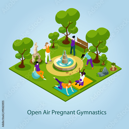  Open Air Gymnastics For Pregnant Illustration 