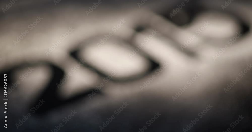 2015 in glitter on black surface overhead shot 2015 in glitter on black surface overhead shot