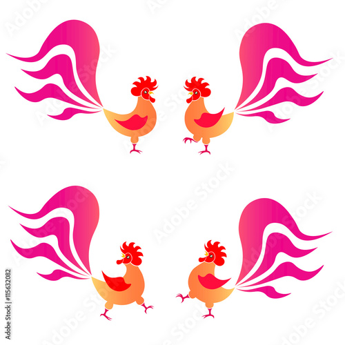 Four fire cock