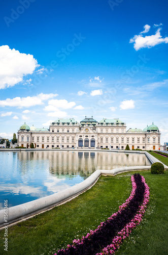 Fotografie landmark Belvedere is a historic building complex in Vienna Aust