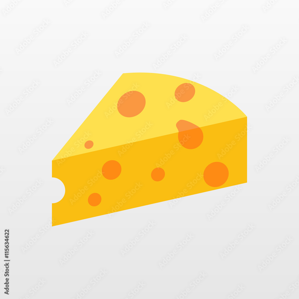 Color Cheese icon isolated on background. Modern flat pictogram, Color Cheese icon isolated on background. Modern flat pictogram,