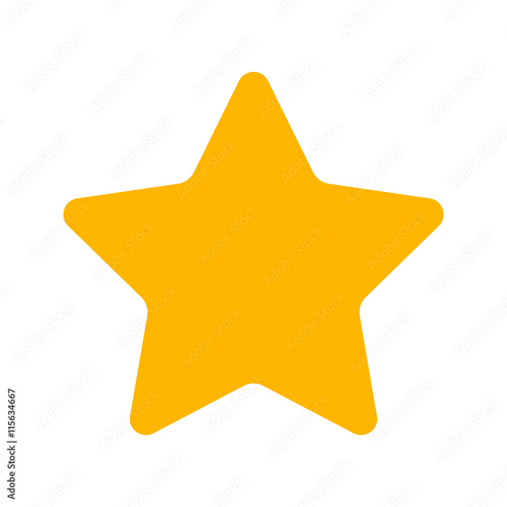 Star icon isolated on background. Modern simple sparkle flat sig Star icon isolated on background. Modern simple sparkle flat sig
