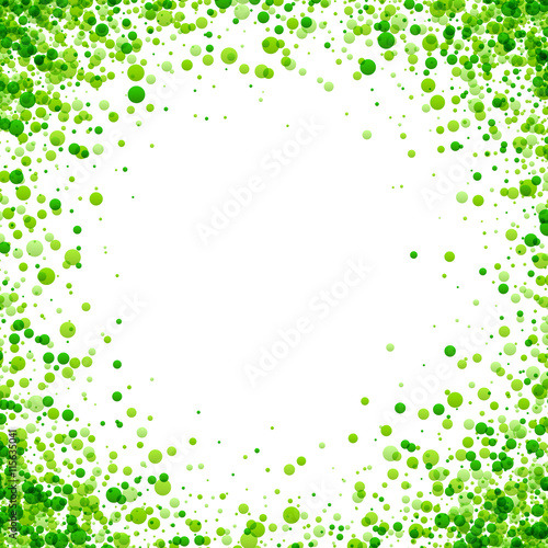 Background with green drops.