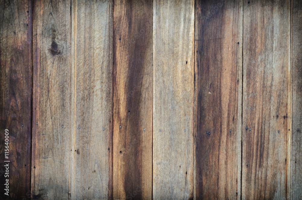 Fototapeta premium Wooden wall background or texture