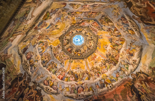 Slika na platnu The Cupola of Duomo of Florence, Tuscany, Italy