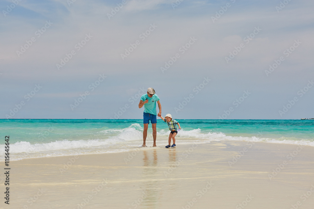 happy people on maldives