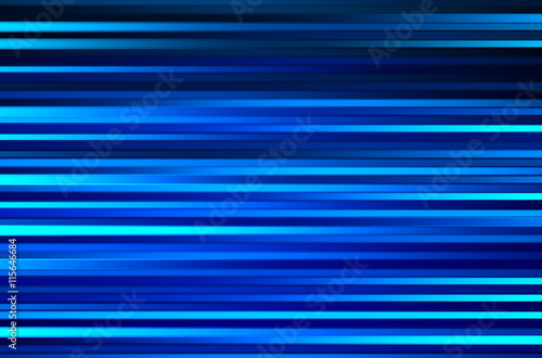 Horizontal blue lines motion blur abstract backdrop photo