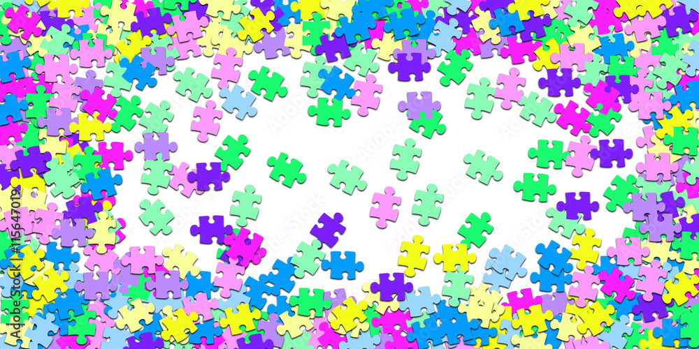 mixed colorful puzzle pieces mixed colorful puzzle pieces