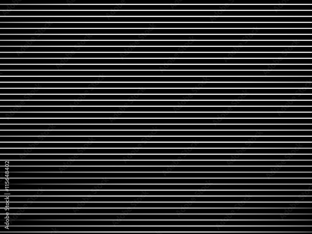 Horizontal black and white lines illustration background