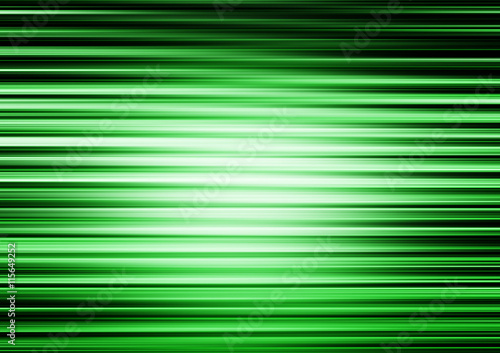 Horizontal green lines motion blur abstract illustration backgro
