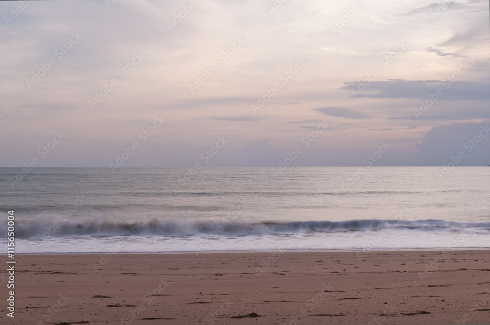 Landscape with sea and sky Landscape with sea and sky