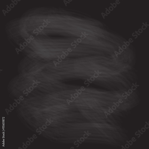 Blackboard background. Chalk rubbed out on blackboard. Vector blank chalkboard.