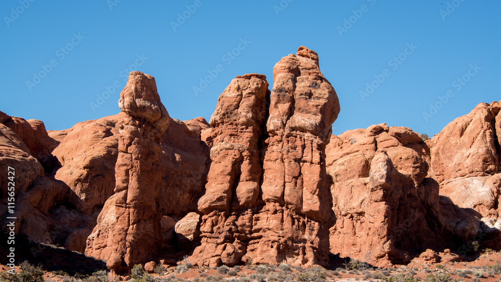 Views from around the Arches National Park, Utah Views from around the Arches National Park, Utah