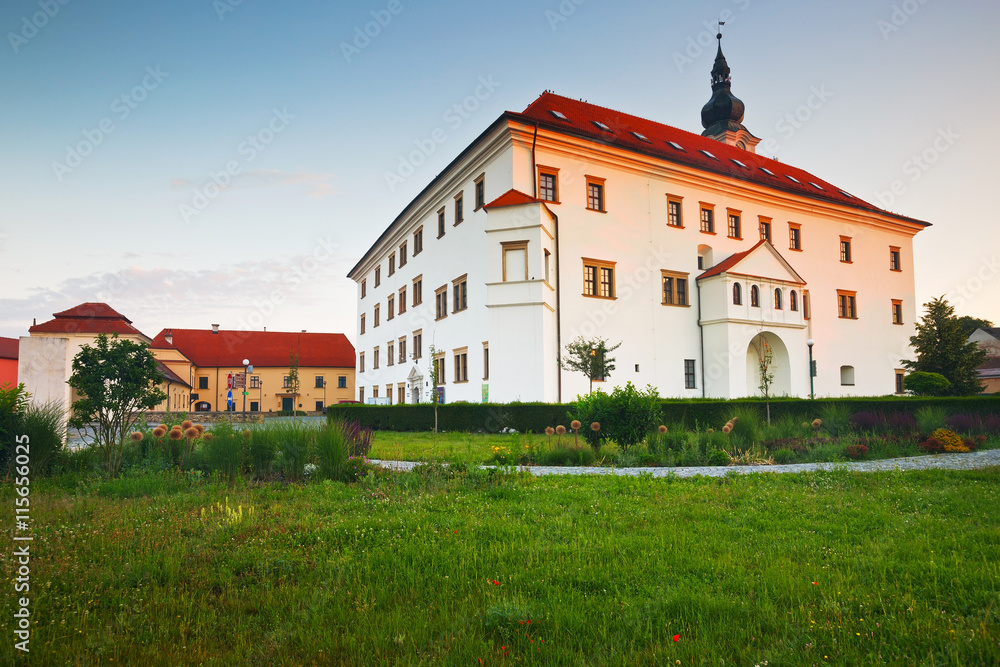 Palace in Uhersky Ostroh, Moravia, Czech Republic.