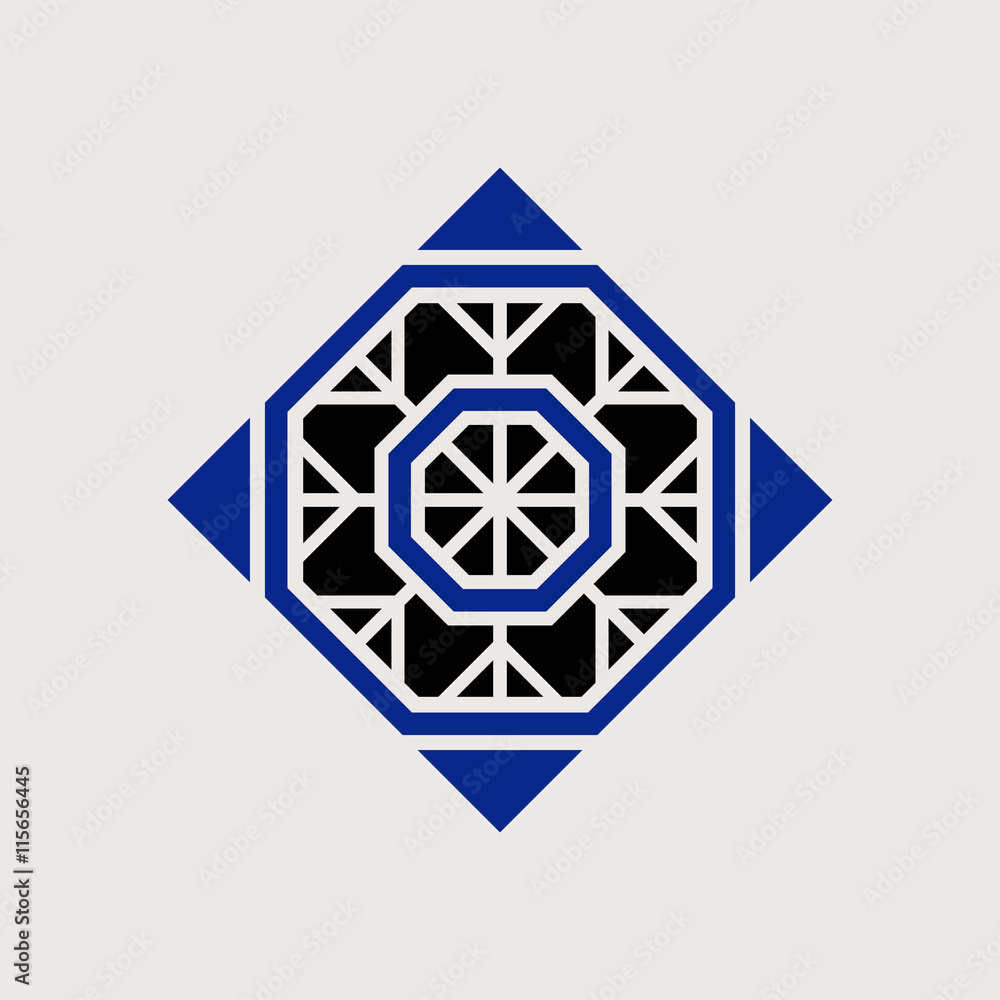 Vector geometric symbol Vector geometric symbol