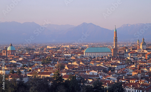 cityscape of Vicenza, northern Italy photo
