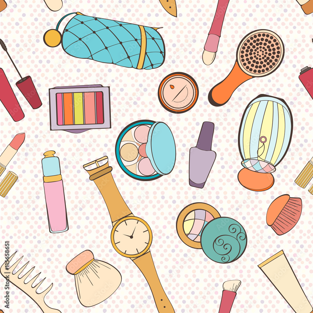 Fashion cosmetic pattern Fashion cosmetic pattern