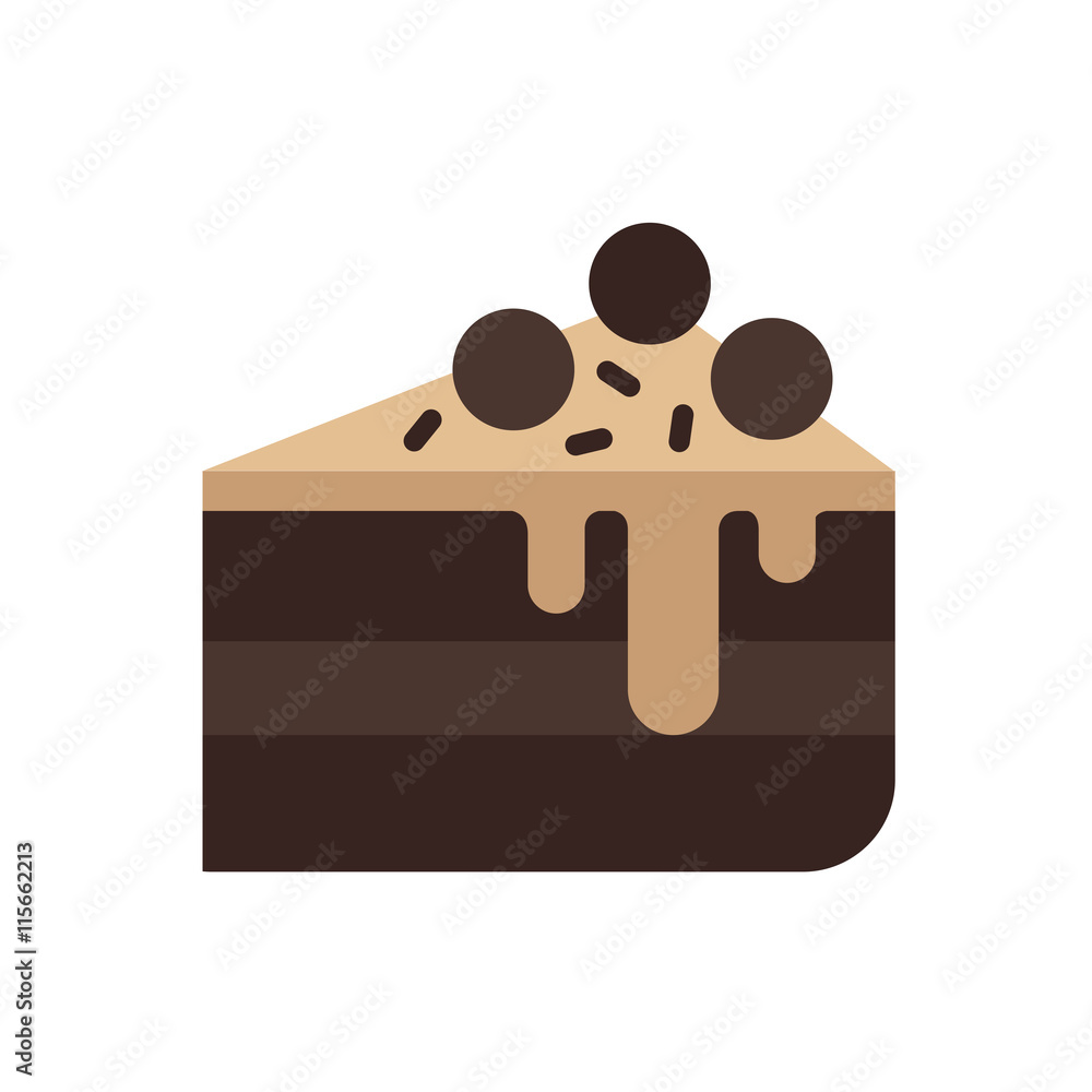 cake flat icon brown tone color cake flat icon brown tone color