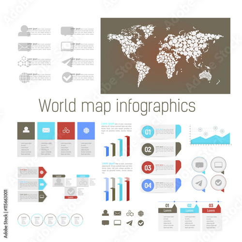 Big Set of infographics elements