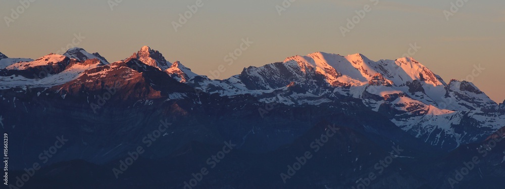 Sunrise in the Bernese Oberland