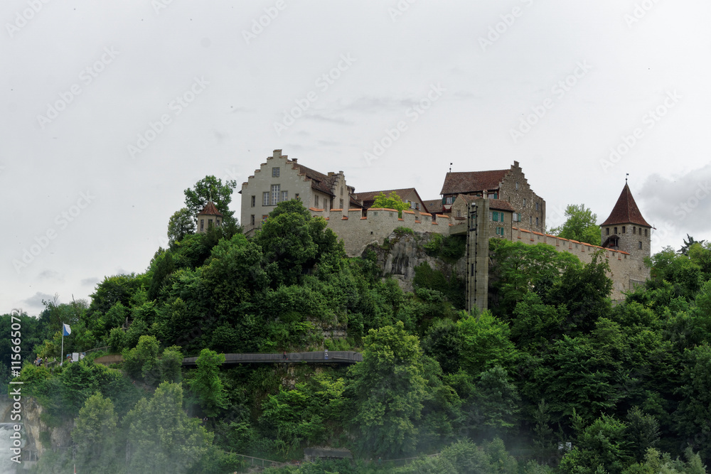 The old castle at Rheinfall