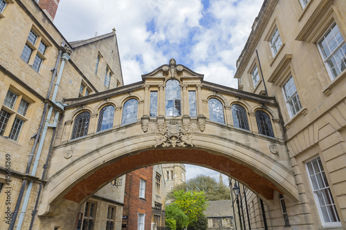 Hertford Bridge, popularly known as the Bridge of Sighs in Oxford, England © A.B.G.