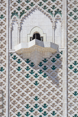 Hassan II mosque in Casablanca, Morocco. 