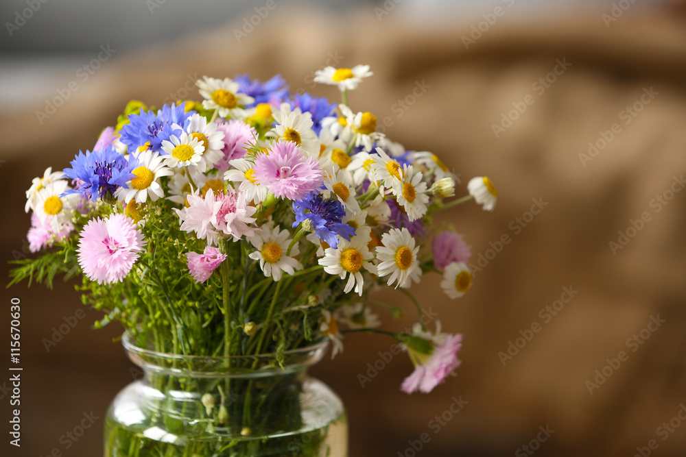 Wildflower bouquet, closeup Wildflower bouquet, closeup