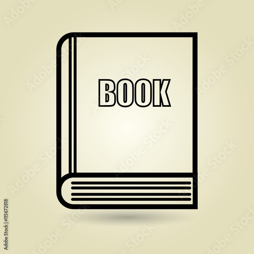 symbol of book isolated icon design, vector illustration graphic 