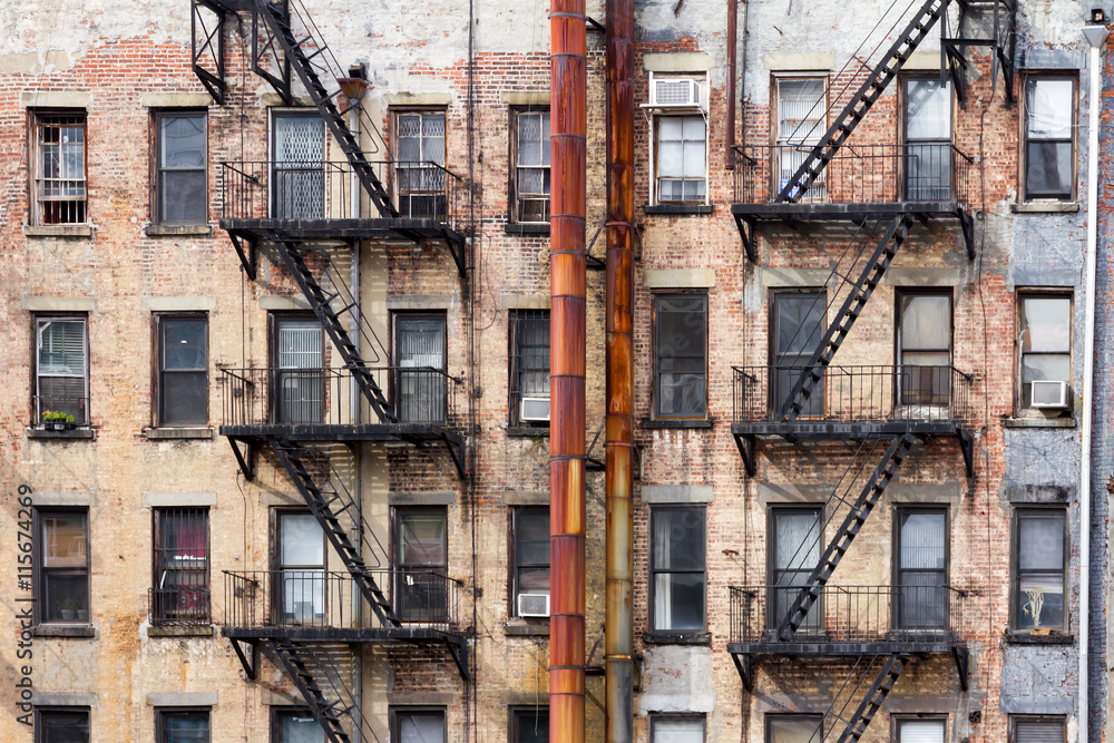Fototapeta premium Budynki w pobliżu NYU na Manhattanie, Nowy Jork