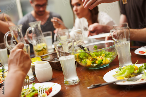 Socialising in dinner time