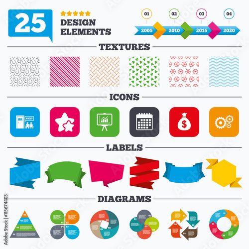 Human resources and Business. Presentation board