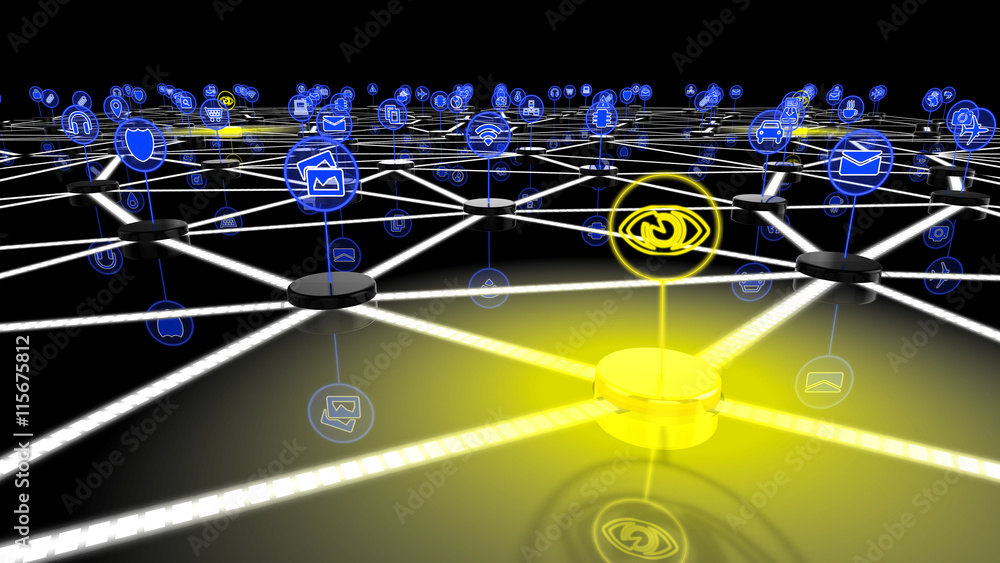 Internet of things network under surveillance Internet of things network under surveillance