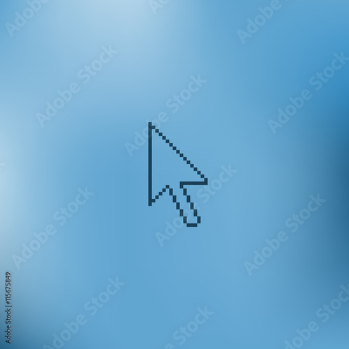 Vector arrow cursor icon