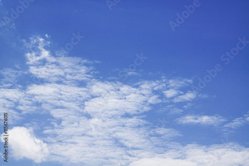Fototapeta Naklejka Na Ścianę i Meble -  Beautiful blue sky with cloud.