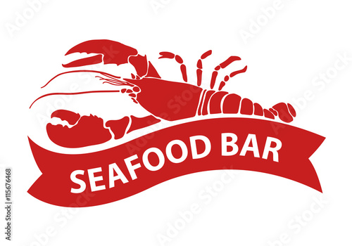 red lobster, vector