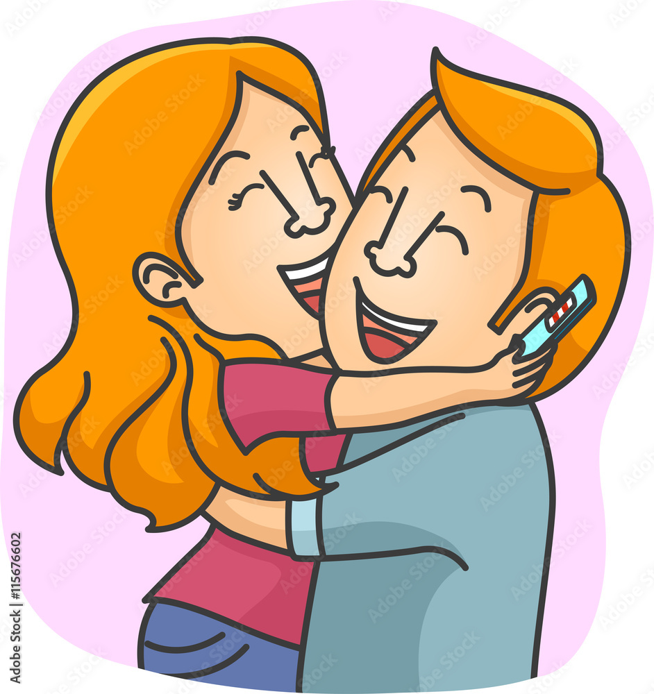 Couple Pregnancy Test Positive Couple Pregnancy Test Positive