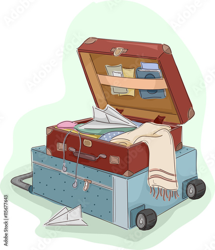 Travel Bags Paper Plane