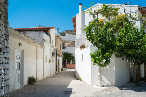 Typical cretan village. Crete. Greece. photo