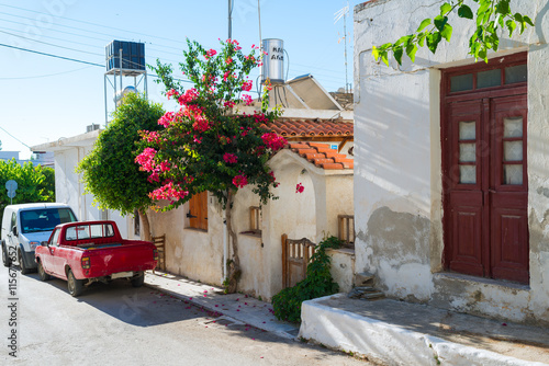 The village of Myrtos  near Ierapetra. Crete. Greece