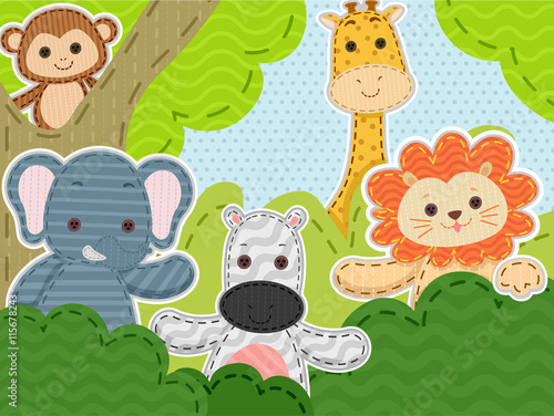 Photography Stitched Animals Jungle
