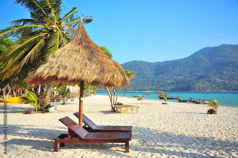 Wunschmotiv: Beach on Tropical Islands at Summer Season #115678630
