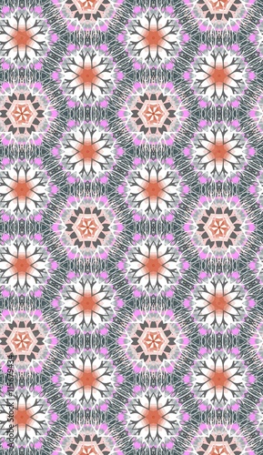 Seamless hexagonal pattern. Vector background. Can be used for wallpapers  textiles  fabrics  textures  wrapping paper.