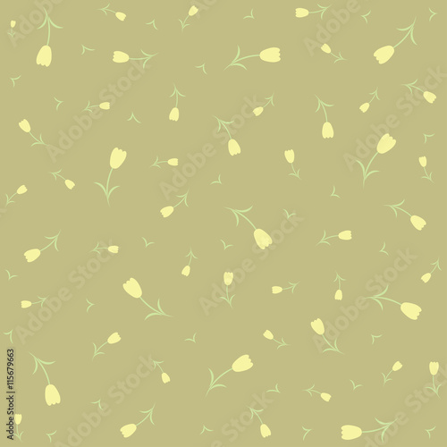 Tiny cute flower pattern background