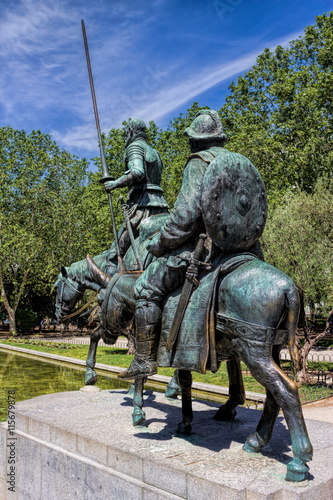 Madrid, Don Quixote und Sancho Panza