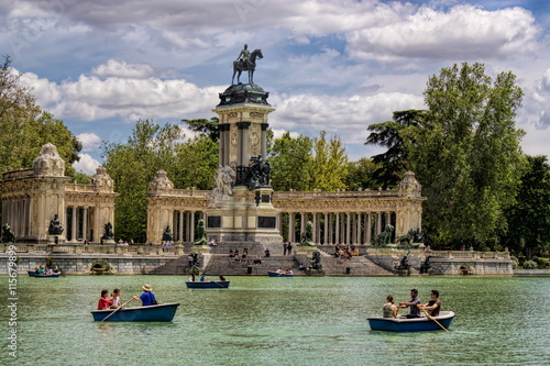 Madrid, Spanien - Erholung im Retiro-Park