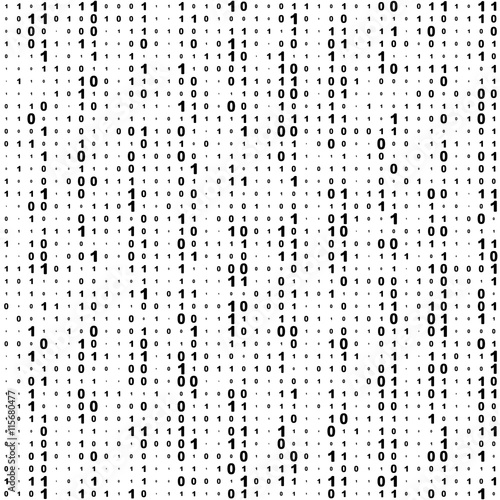 Seamless Binary Code Background